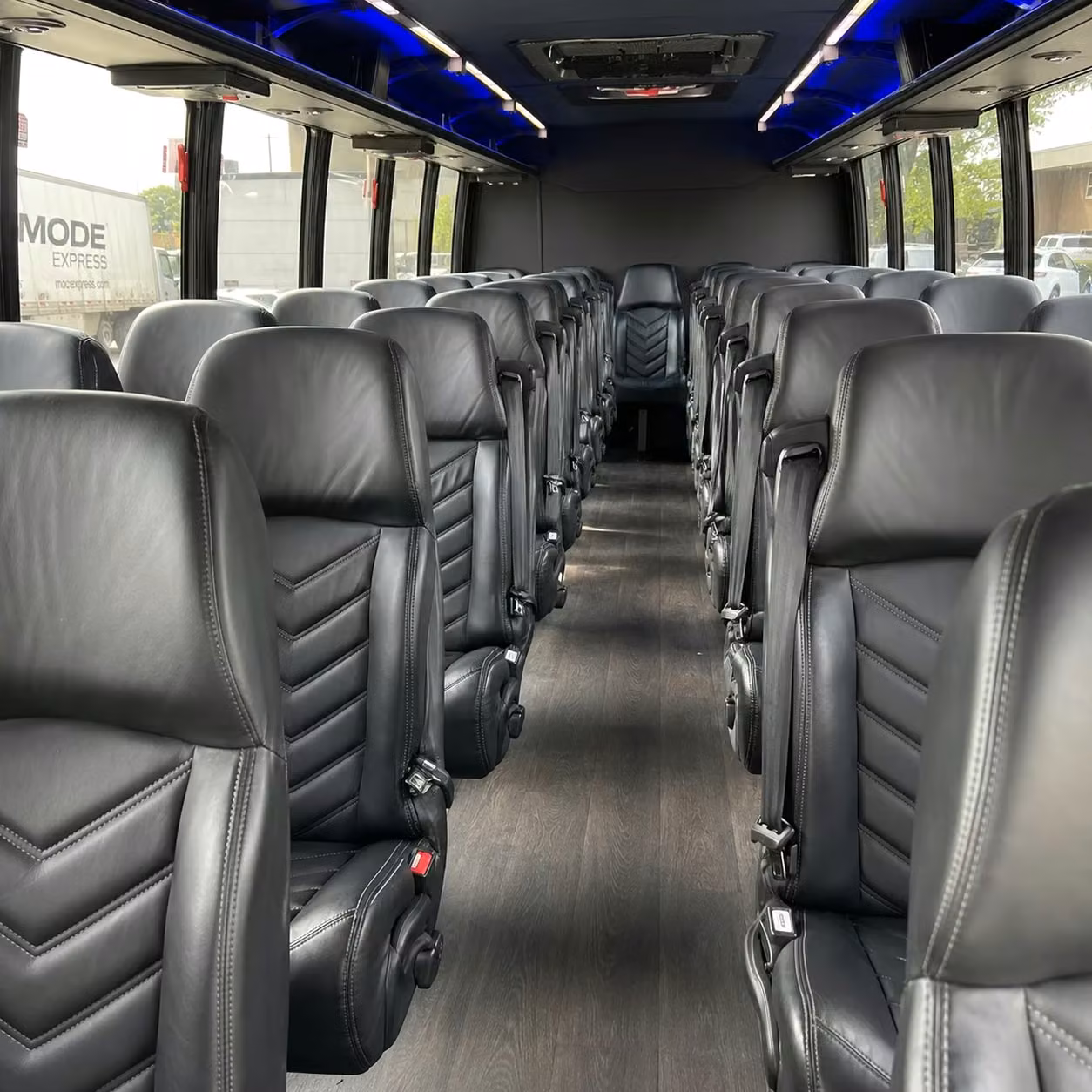 25 passenger minibus inside