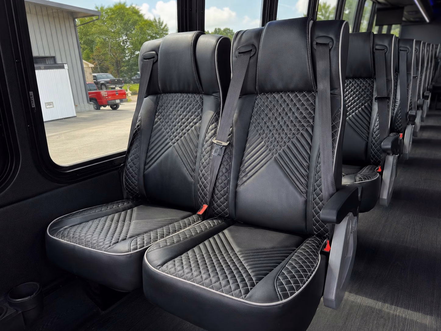 rent a bus for your ride home on your wedding night