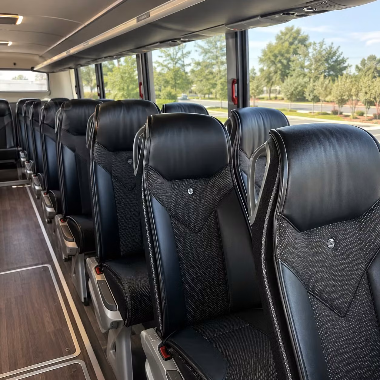 temecula charter bus rental interior
